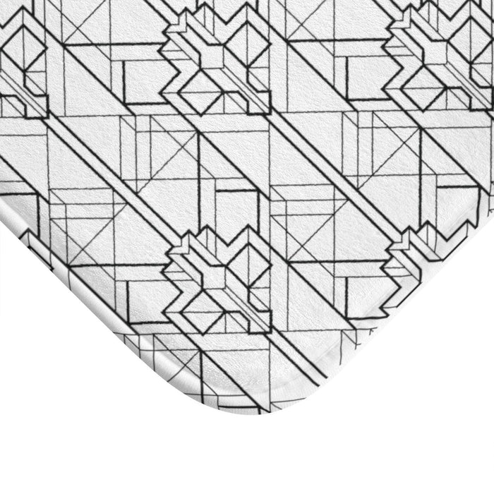 Bath Mat Art Deco Decor, Bath Mats and Rugs Modern | Pippa + June