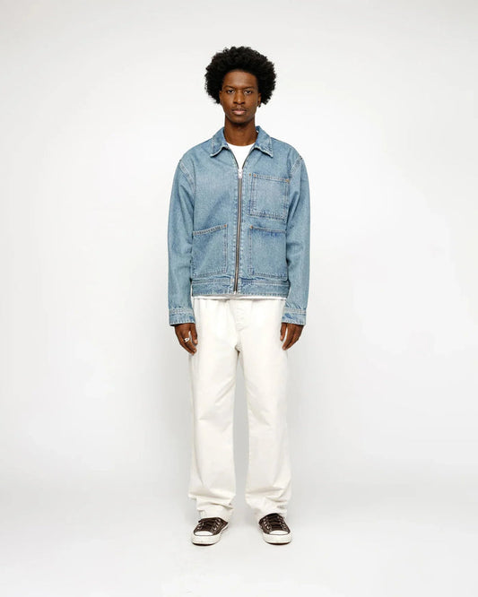 BEACH PANT BRUSHED COTTON - Four Street