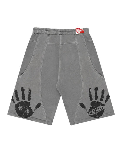 BERMUDA MOLETINHO DOUBLE HAND CINZA - Four Street