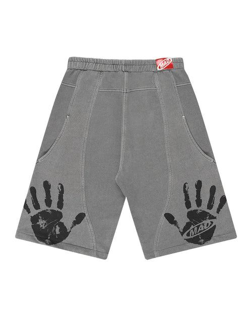 BERMUDA MOLETINHO DOUBLE HAND CINZA - Four Street