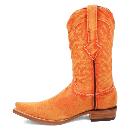 PRODUCT SHOT BIG EASY DENIM BOOT AT 135 DEGREE OUTSIDE ANGLE