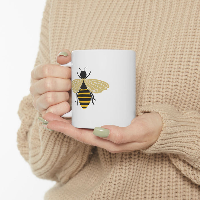 Honey Bee Coffee Cup, Ceramic Mugs and Drinkware, Made in USA | Pippa + June