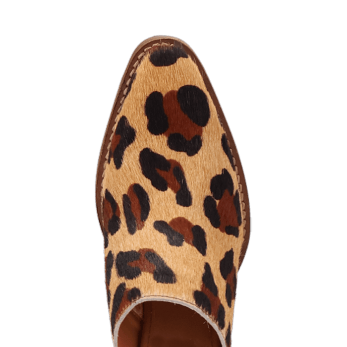 PRODUCT SHOT CALICO MULE AT TOE ANGLE