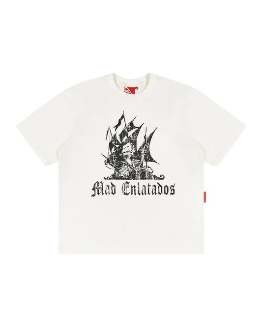 CAMISETA BARCO DA PIRATARIA OFF WHITE - Four Street