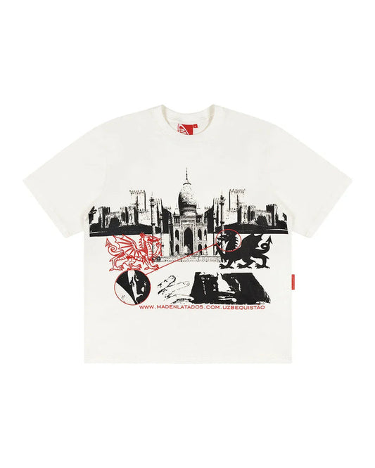 CAMISETA CONSPIRAÇÃO (OFF WHITE) - Four Street