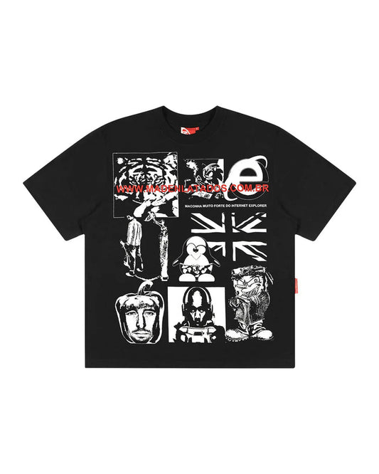 CAMISETA INTERNET PRETA - Four Street