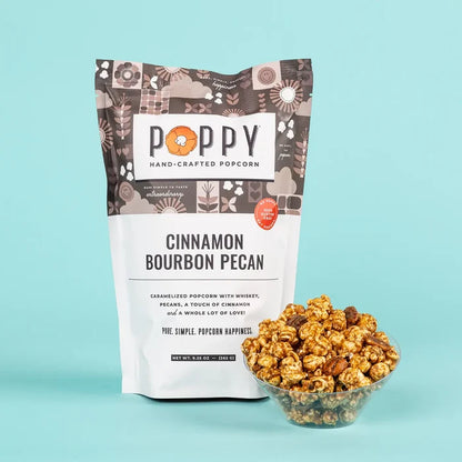 Cinnamon Bourbon Pecan Popcorn