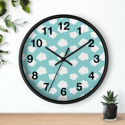 Cloud Wall Clock, Kids Wall Clock, Nursery Wall Clock, Childrens Wall Clock, Kids Clock, Neutral Unisex Nursery Decor, Girls Wall Decor, Baby Gift