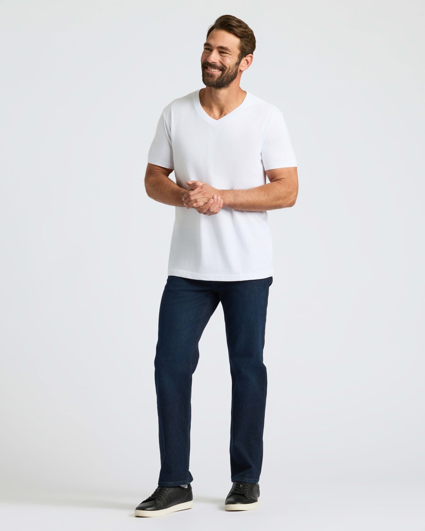 White Classic V-Neck 3-Pack