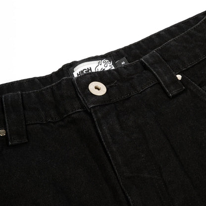 Denim Pants H-Line Black - Four Street