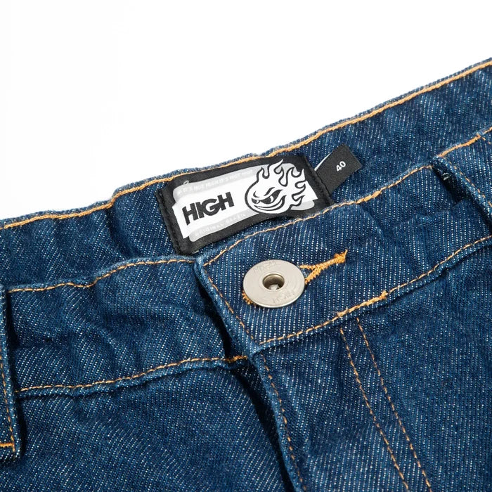 Denim Pants H-Line Raw Washed - Four Street