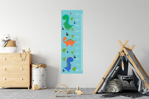 Boys Growth Charts Wall Ruler Dinosaurs, Boys Height Chart Wall Decal, Boys Wall Decor, Boys Wall Decals | Pippa + June
