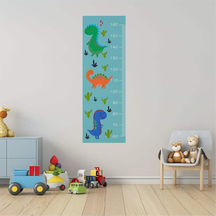 Boys Growth Charts Wall Ruler Dinosaurs, Boys Height Chart Wall Decal, Boys Wall Decor, Boys Wall Decals | Pippa + June