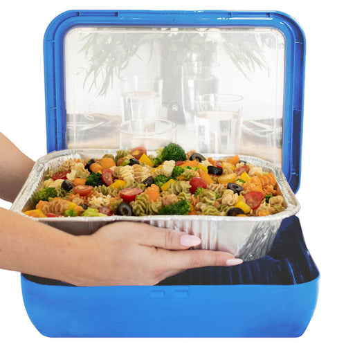 Fancy Panz - Classic Set - Pan Frame w/ Lid & Serving Spoon - Denim Blue