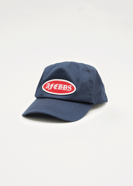 AFENDS Mens Summit - Five Panel Cap - Deep Sea