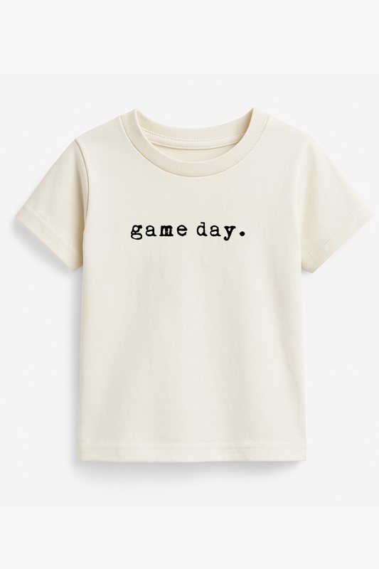 Game Day Organic Kids T-shirt
