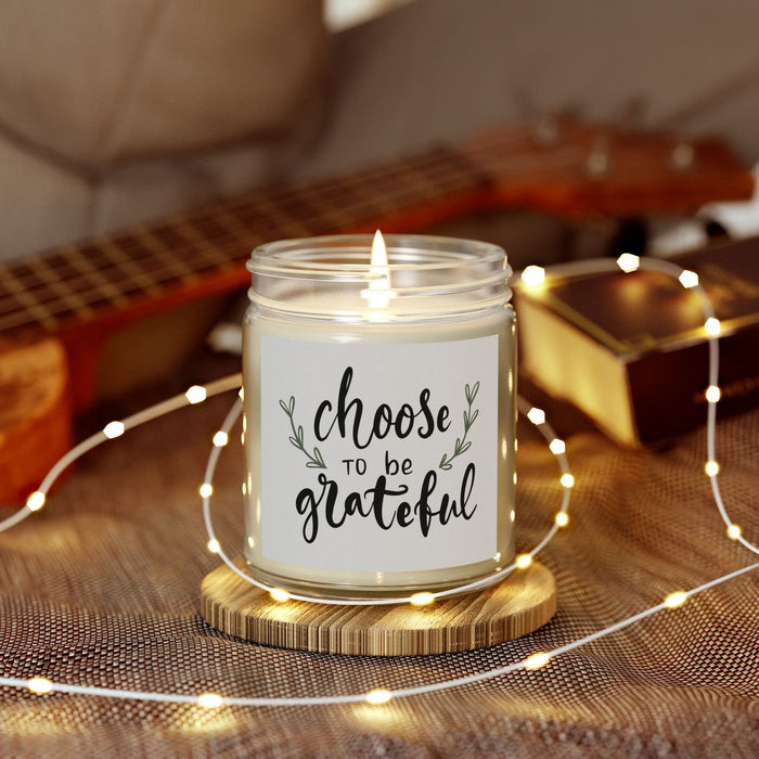 Gratitude Scented Soy Candles, Lead Free Wick, Handpoured in the USA, Eco-Friendly and Non-Toxic | Pippa + June
