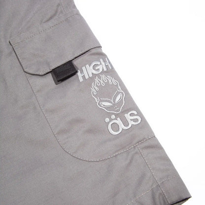 High &amp; ÖUS Nylon Shorts Grey - Four Street