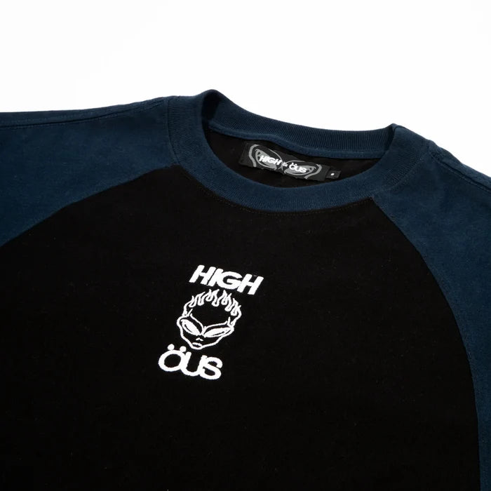 High &amp; ÖUS T-Shirt Black - Four Street
