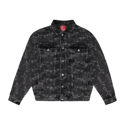 JACKET MONOGRAM SUFSTAR JEANS BLACK - Four Street