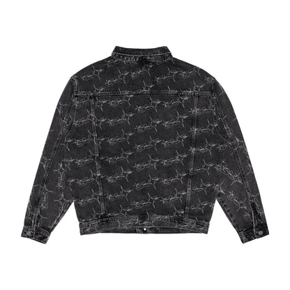 JACKET MONOGRAM SUFSTAR JEANS BLACK - Four Street