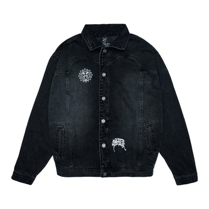 JACKET SUFGLO JEANS BLACK - Four Street