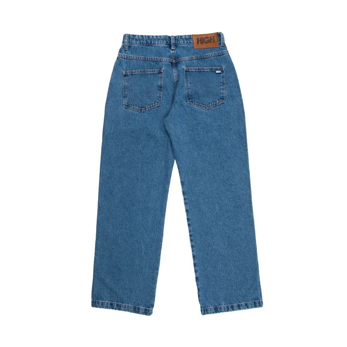 Jeans Pants Logo Line Blue - Four Street