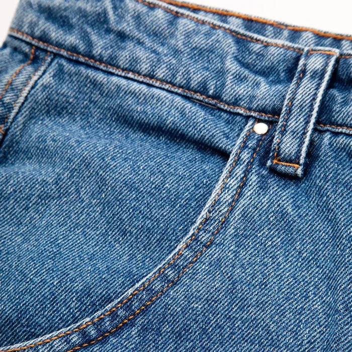 Jeans Pants Logo Line Blue - Four Street