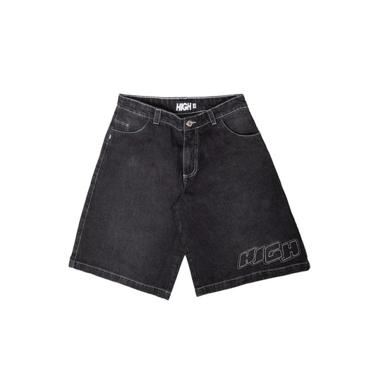 Jeans Shorts Hustle Black - Four Street