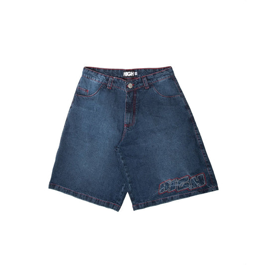 Jeans Shorts Hustle Blue - Four Street
