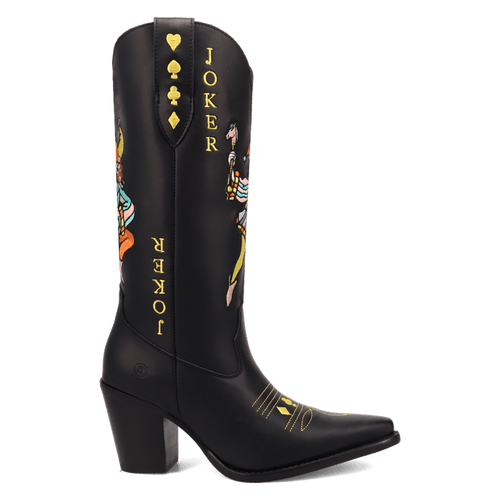 PRODUCT SHOT JOKER LEATHER BOOT AT 90 DEGREE INSIDE ANGLE