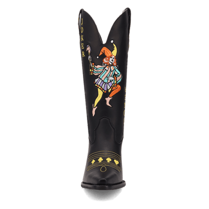 PRODUCT SHOT JOKER LEATHER BOOT AT FRONT ANGLE