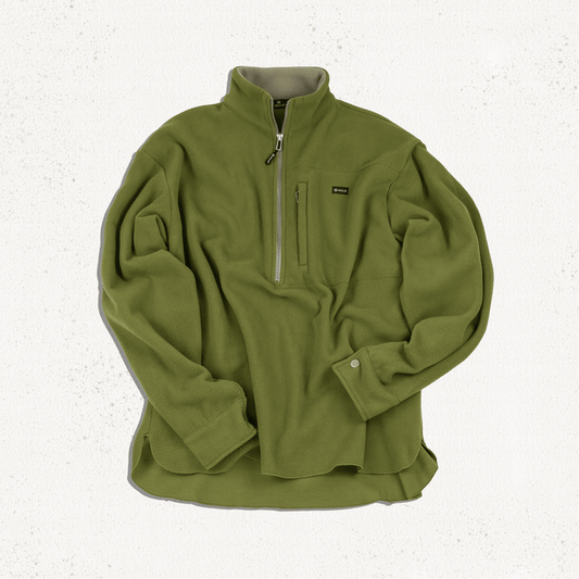 Kinloch Recycled Fleece Shirt - Lichen Green