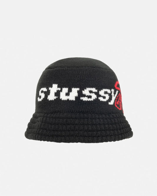 KNIT BUCKET HAT STUSSY SPORT - Four Street