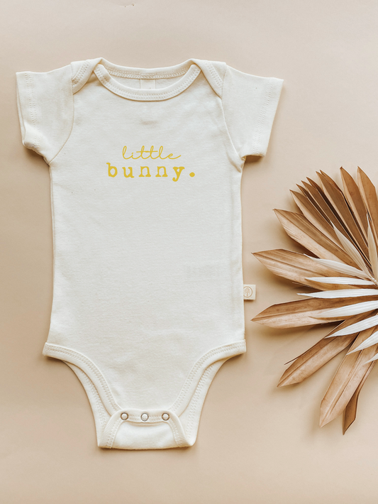 Little Bunny Organic Baby Bodysuit