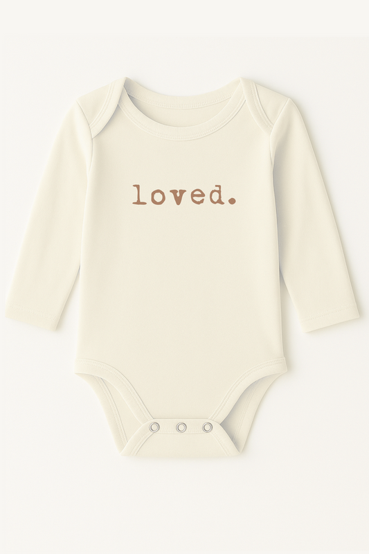 Loved Clay Organic Cotton Baby Bodysuit Long Sleeve