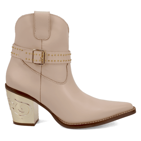 PRODUCT SHOT MILANO LEATHER BOOTIE AT 90 DEGREE INSIDE ANGLE