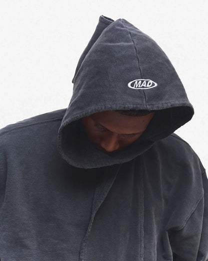 MOLETOM DURAG DE BRUXO CACHECOL DE TIME PRETO - Four Street