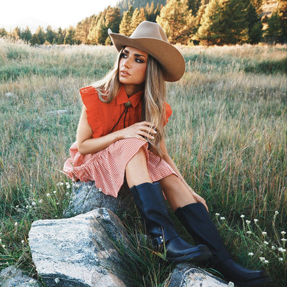MOLLY LEATHER HARNESS BOOT - Dingo1969