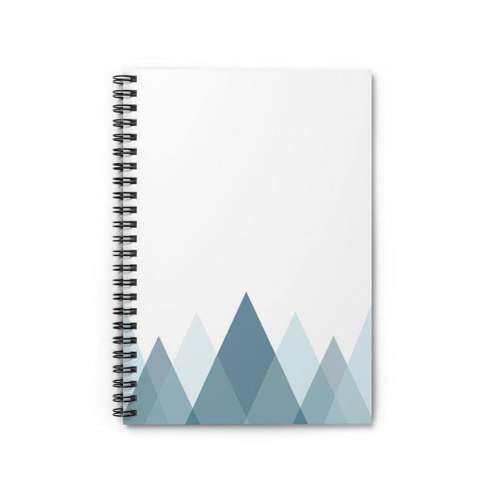 Journal Notebook Mountains, Gratitude Journal, Modern Stationary, Lined Journal Pages, Made in USA | Pippa + June