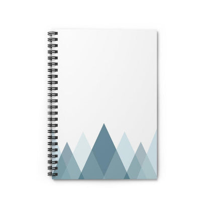 Journal Notebook Mountains, Gratitude Journal, Modern Stationary, Lined Journal Pages, Made in USA | Pippa + June
