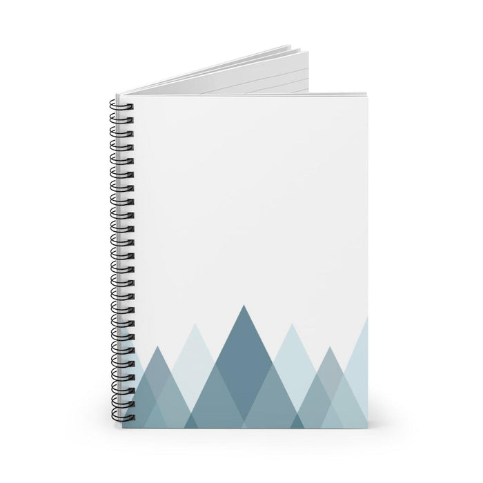 Journal Notebook Mountains, Gratitude Journal, Modern Stationary, Lined Journal Pages, Made in USA | Pippa + June