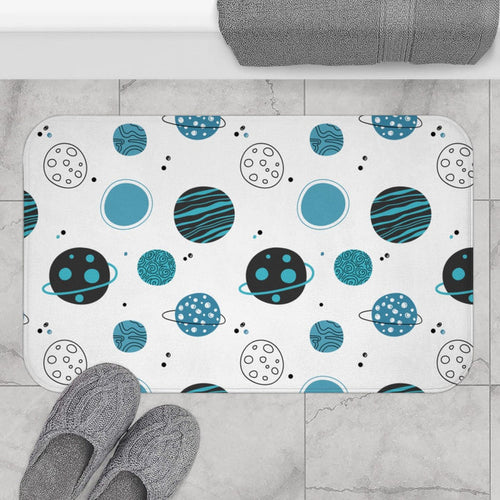 Boys Bath Mat Outer Space, Boys Bathroom Decor, Toddler Bathroom | Pippa + June