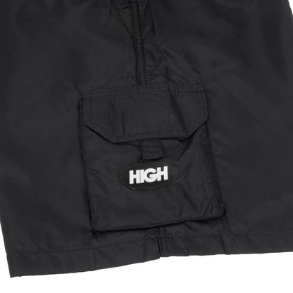 Oval Cargo Ripstop Shorts Black - Four Street