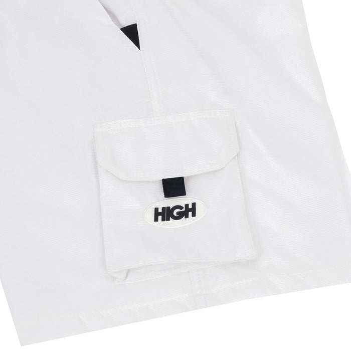 Oval Cargo Ripstop Shorts White - Four Street