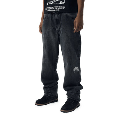 PANTS SUFGLO JEANS BLACK - Four Street