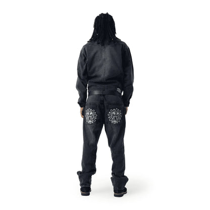 PANTS SUFGLO JEANS BLACK - Four Street