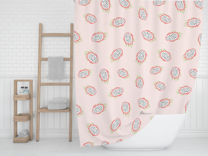 Shower Curtain Passion Fruit Pink, Bathroom Decor & Accessories | Pippa + June