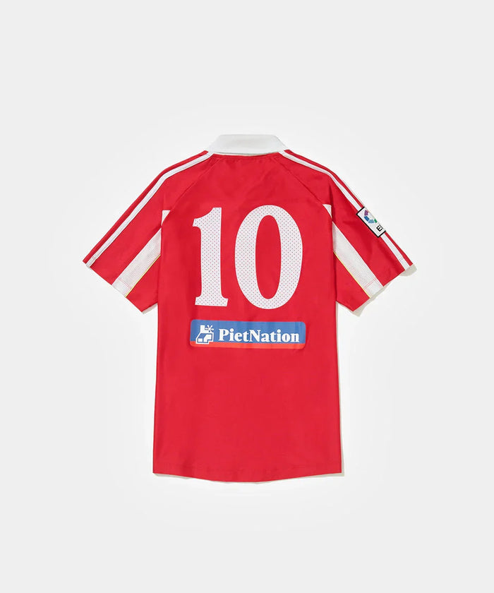 PIET F.C. Short Sleeve Jersey Red - Four Street