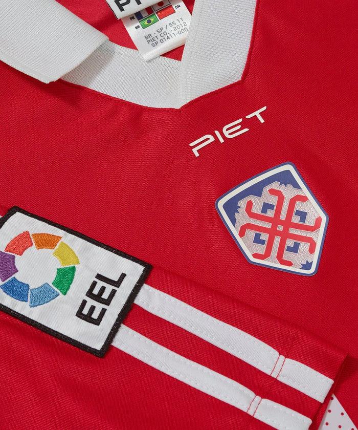 PIET F.C. Short Sleeve Jersey Red - Four Street